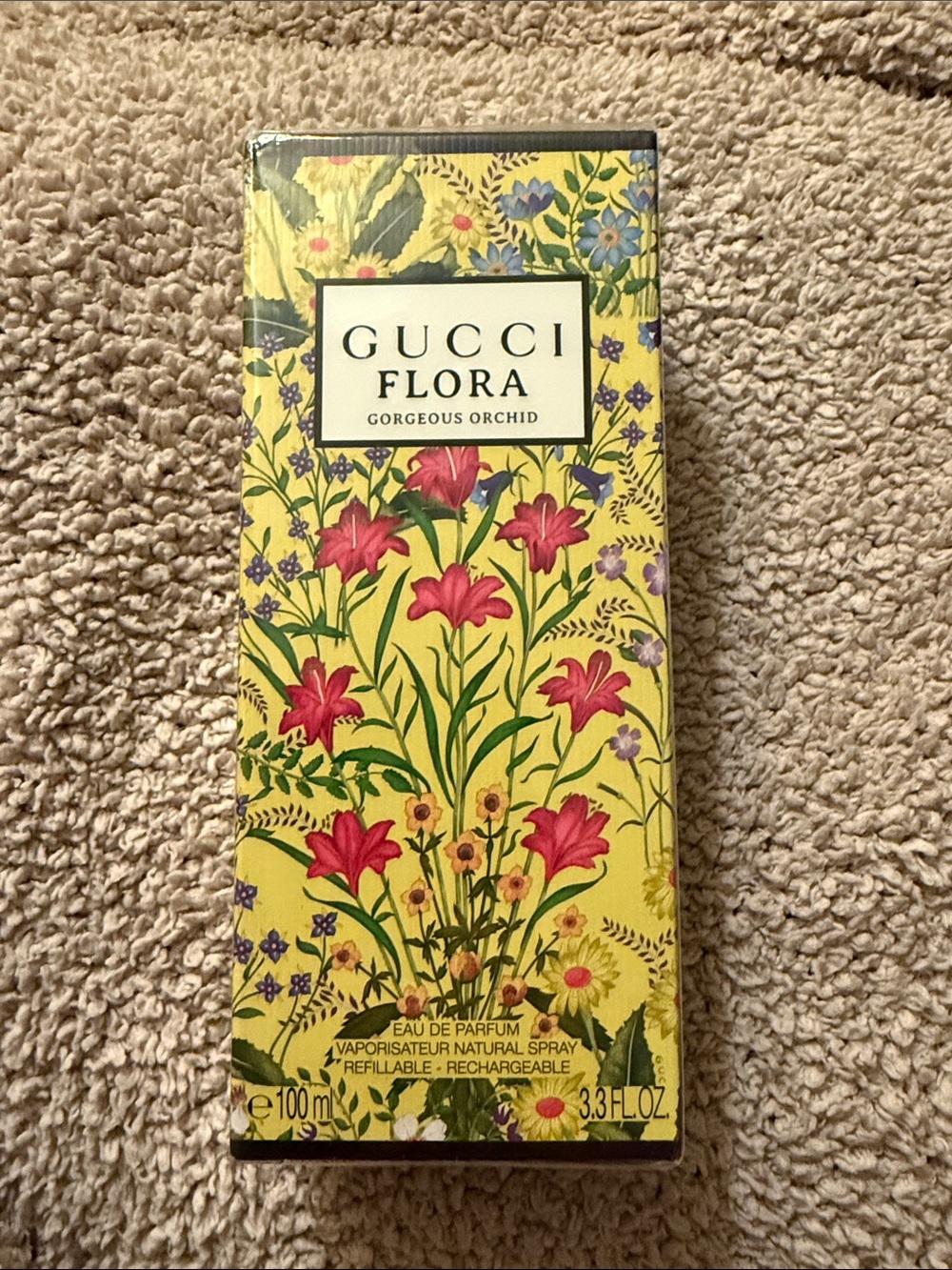 🌸 GUCCI Flora Gorgeous Orchid — 3.3 oz / 100 mL